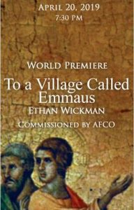 "To a Village Called Emmaus" World Premiere