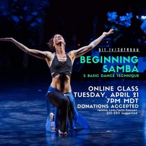 ONLINE - Beginning Samba & Basic Dance Techniq...