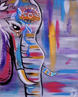 Colorful Elephant - All Ages