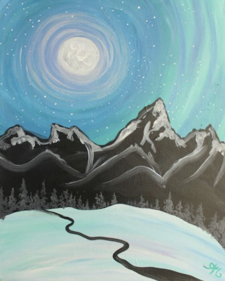 Painting at The Peaks: Winter Wonderland
