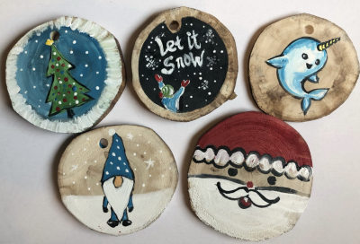 Creativity To-Go: Wooden Holiday Ornaments Kit