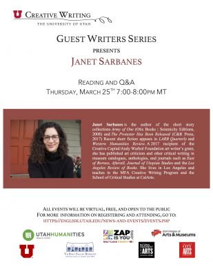 Guest Writers Series with Janet Sarbanes