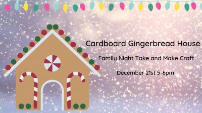 Family Night: Cardboard Gingerbread House