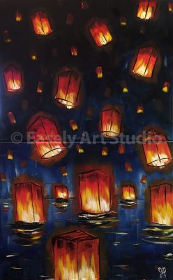 Date Paint Night: "Lanterns"