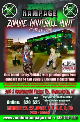 Zombie Rampage Spring Break Paintball Hunt!