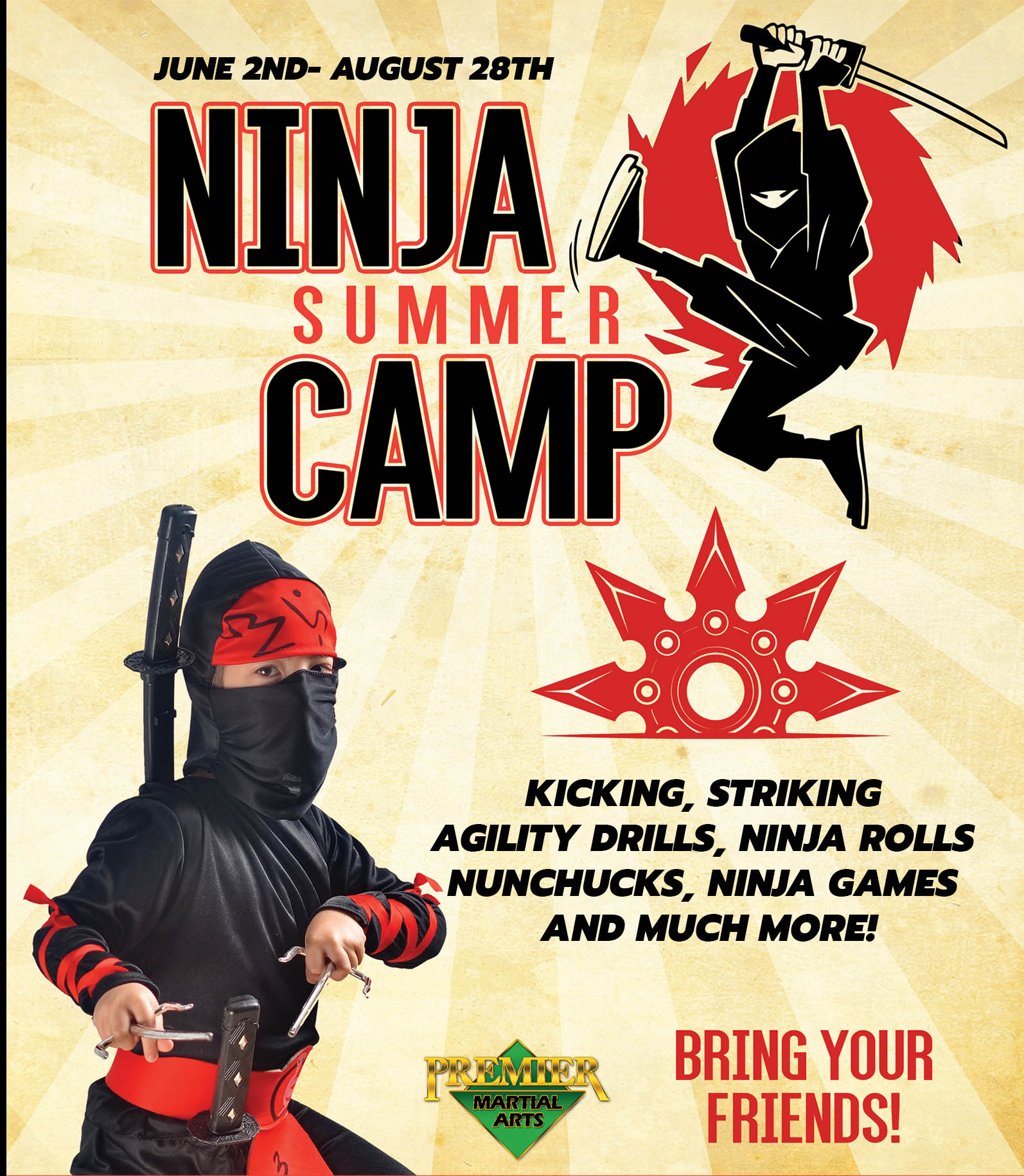 アウトドア ストーブ/コンロ Ninja Summer Camp, Premier Martial Arts at Premier Martial Arts 