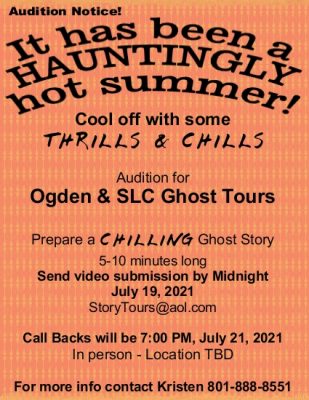 Ghost Tour Auditions