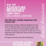 Gallery 1 - Venture Out! Adventure Weekends at Camp Tracy