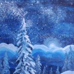 Paint on Tap at Beer Bar: Winter Cosmos