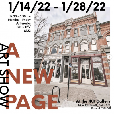 "A New Page" Art Show Opening