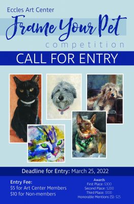 Receiving Art for "Frame Your Pet" Competition