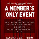 Member Exclusive Event: Frozen the Musical Class