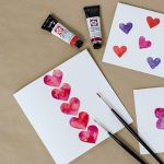Creativi-TEA: Watercolor Valentine's Cards