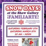 Gallery 1 - Snow Days at the Shaw Gallery / Familiarte