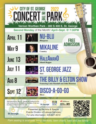 St. George Concert in the Park Series 2022