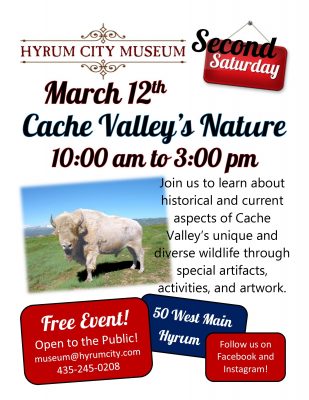 Second Saturday: Cache Valley's Nature