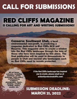 Red Cliffs Magazine call for Art Submissions