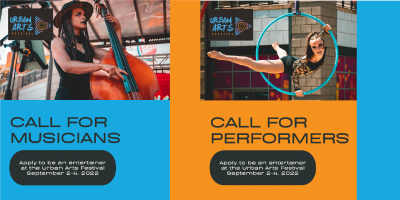 Call for Entertainers-Urban Arts Festival Elements 2022
