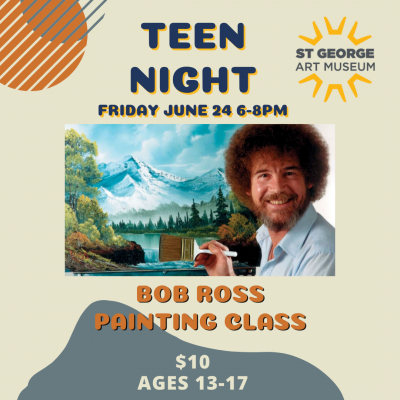 Teen Night! Bob Ross Painting Class