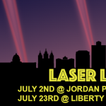Pioneer Day Laser Light Night
