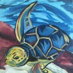 Recycled Canvas Special: Sea Turtle at RoHa