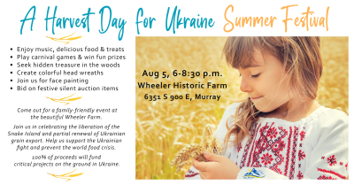 Harvest Day for Ukraine Summer Festival