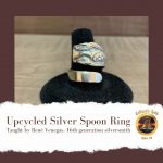 Upcycled Silver Spoon Ring w/Rene
