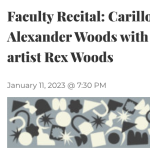 Faculty Recital: Carillons: Alexander Woods with guest artist Rex Woods