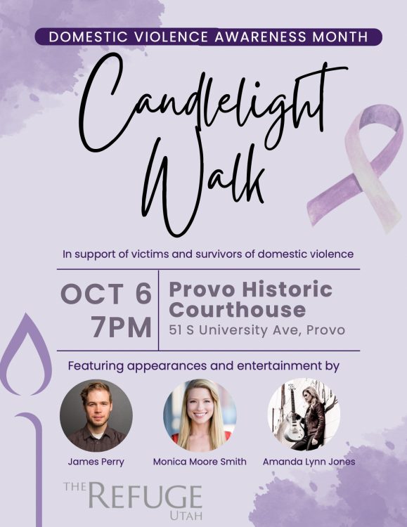 Gallery 1 - Domestic Violence Awareness Month Candlelight Walk hosted by The Refuge Utah