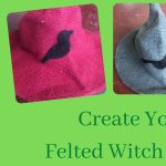 Create Your Own Felted Design on a Witch Hat