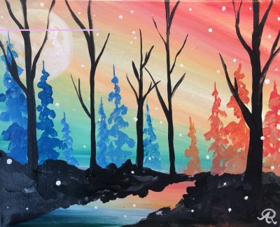 Paint & Pints at The Westerner: Rainbow Creek