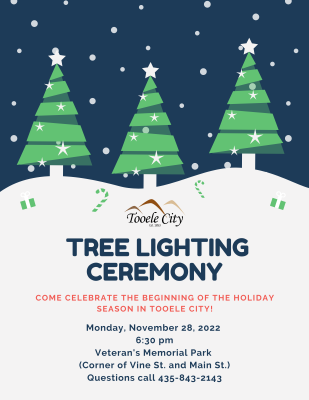 4th Annual Tooele City Tree Lighting Ceremony