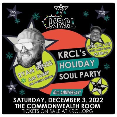KRCL's Holiday Soul Party: A Benefit for Listeners Community Radio of Utah