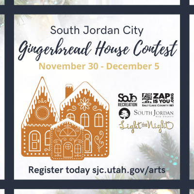 South Jordan Gingerbread House Contest