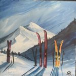 Park City Winter Art Series: Skis