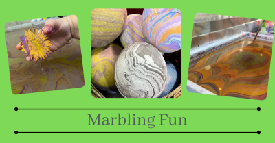 Fun With Marbling & Create Eggs, Mushroom, Bookmarks, Ornaments, Jewelry, Keychains And More!