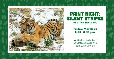 Paint Night: Silent Stripes at Utah's Hogle Zoo