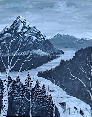 Park City Winter Art Series: Wild White Mountain
