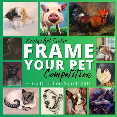 Receiving Art for "frame Your Pet" Competition