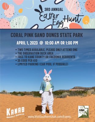 2023 Coral Pink Sand Dunes Egg Hunt