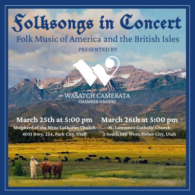 Free Concert: Folksongs in Concert by the Wasatch Camerata