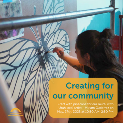 Craft a Bee for our mural - Creating for our community