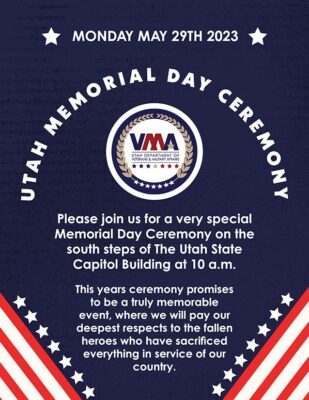 Utah Memorial Day Ceremony 2023