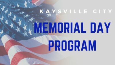 Kaysville Memorial Day Program 2023