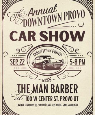 3rd Annual Downtown Provo Car Show