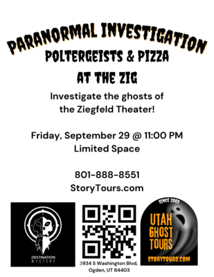 Paranormal Investigation: Poltergeist & Pizza at the Zig