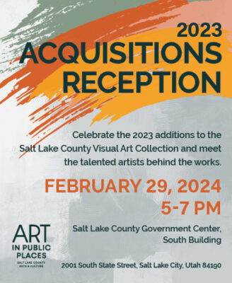 Salt Lake County Art in Public Places: 2023 Acquisition Reception