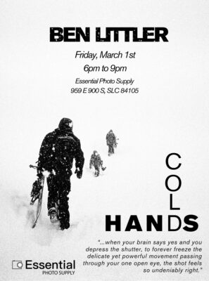Ben Littler presents "Cold Hands" at Essential Photo Supply