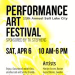 11th Annual Salt Lake City Performance Art Festival