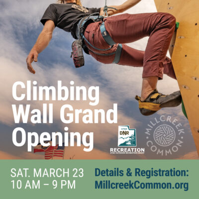 Millcreek Common Climbing Wall Grand Opening
